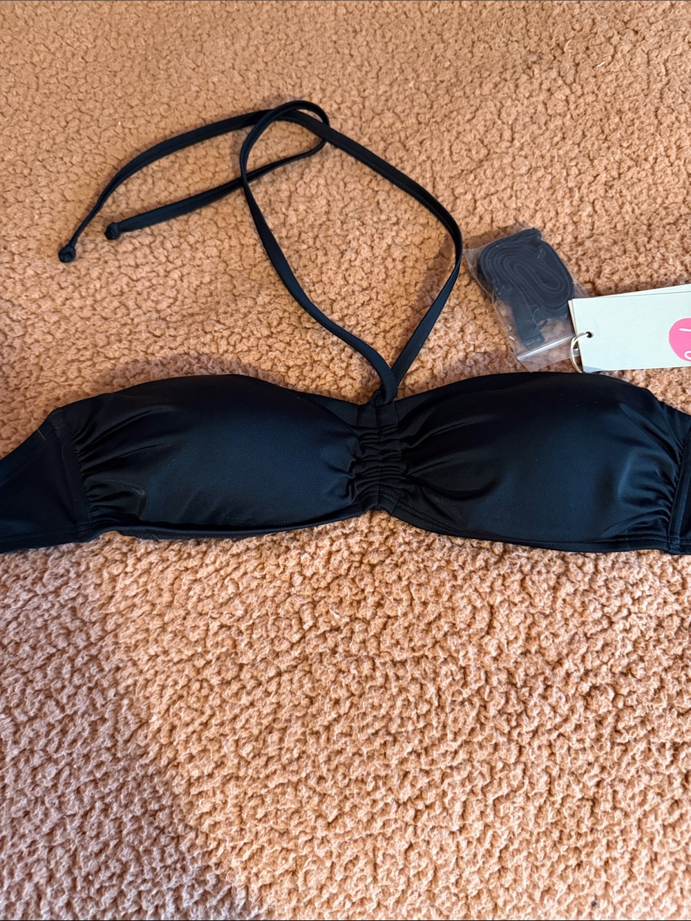 Boden Black Bikini Top